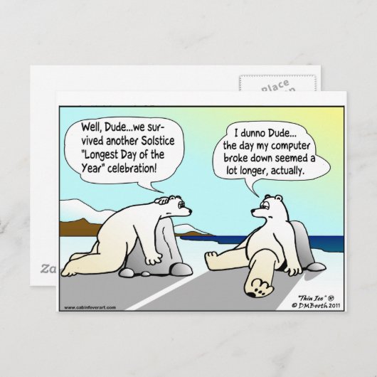 Summer Solstice Briefkaart (Voorkant / Achterkant)