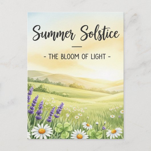 Summer Solstice Briefkaart (Voorkant)