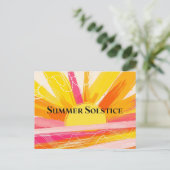 Summer Solstice Briefkaart (Staand voorkant)