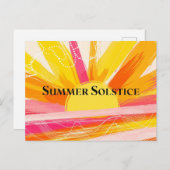 Summer Solstice Briefkaart (Voorkant / Achterkant)