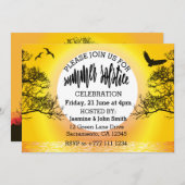 Summer Solstice Celebration Kaart (Voorkant / Achterkant)