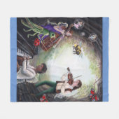 Summer Solstice Fairy Concert Fleece Deken (Voorkant (Horizontaal))