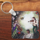 Summer Solstice Fairy Concert Sleutelhanger (Voorkant)