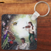 Summer Solstice Fairy Concert Sleutelhanger (Achterkant)