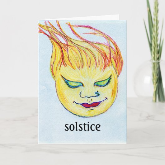 summer solstice kaart (Voorkant)