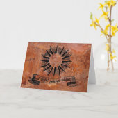 Summer Solstice Kaart (Gele Bloem)