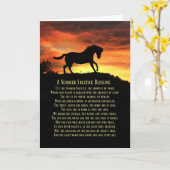 Summer Solstice Litha Pagan Holiday Kaart (Gele Bloem)