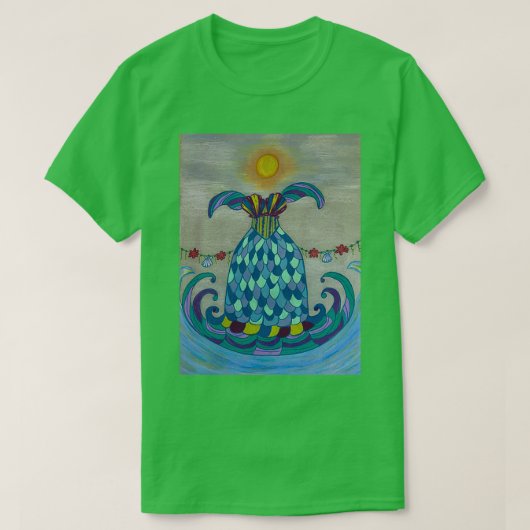 Summer Solstice Mermaid Dress T-shirt (Design voorkant)