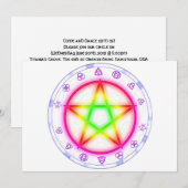 Summer Solstice Pagan Uitnodiging (Voorkant / Achterkant)