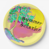 Summer Solstice Papieren Bordje (Voorkant)