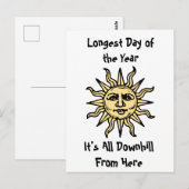 Summer Solstice Poem Briefkaart (Voorkant / Achterkant)