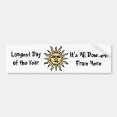 Summer Solstice Poem Bumpersticker (Voorkant)