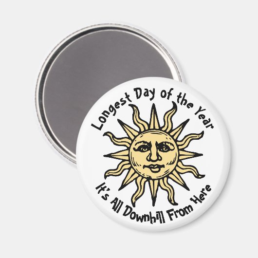 Summer Solstice Poem Magneet (Voorkant / Achterkant)