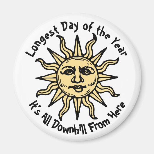 Summer Solstice Poem Magneet (Voorkant)