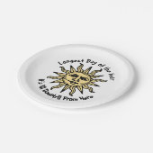 Summer Solstice Poem Papieren Bordje (Gekanteld)