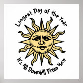 Summer Solstice Poem Poster (Voorkant)