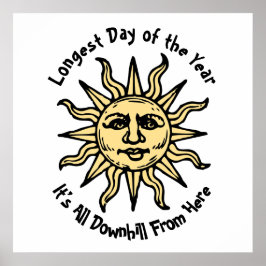 Summer Solstice Poem Poster