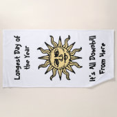 Summer Solstice Poem Strandlaken (Voorkant)