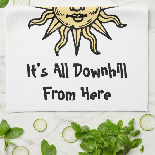 Summer Solstice Poem Theedoek (Gevouwen)