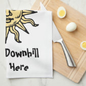 Summer Solstice Poem Theedoek (Quarter Fold)