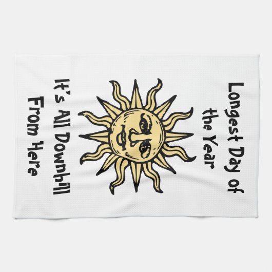 Summer Solstice Poem Theedoek (Horizontaal)