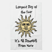 Summer Solstice Poem Theedoek (Verticaal)