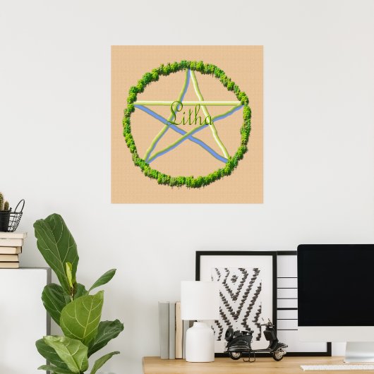 Summer Solstice Poster (Thuiskantoor)