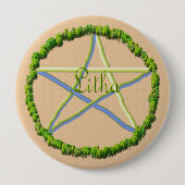 Summer Solstice Ronde Button 4,0 Cm (Voorkant)