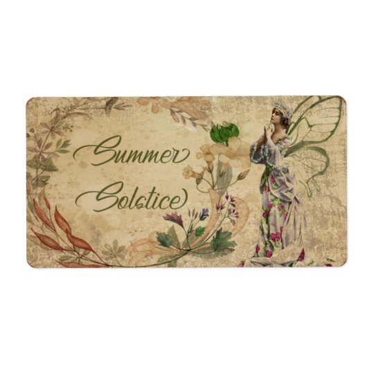 Summer Solstice Sabbat Labels (Voorkant)