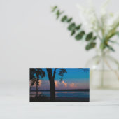Summer Solstice Sunset Business Cards Visitekaartje (Staand voorkant)