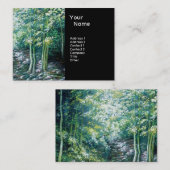 SUMMER SONGS IN DE BOSSEN VALLOMBROSA VISITEKAARTJE (Voorkant / Achterkant)