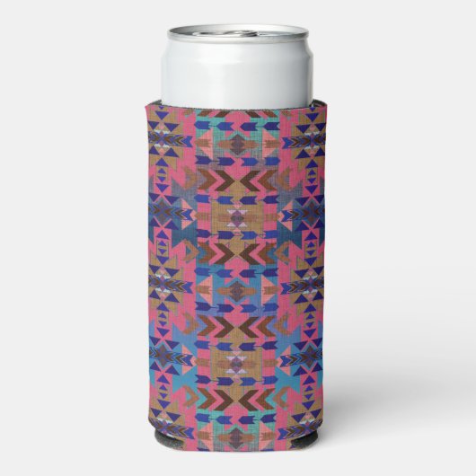 Summer Southwestern Style Cool Seltzer Blikjeskoeler (Seltzer Achterkant)