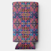 Summer Southwestern Style Cool Seltzer Blikjeskoeler (Achterkant)