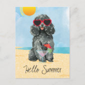 Summer Speelgoed Poodle Briefkaart (Voorkant)