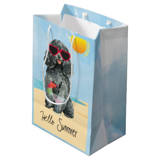 Summer Speelgoed Poodle Medium Cadeauzakje (Achterkant Gekanteld)
