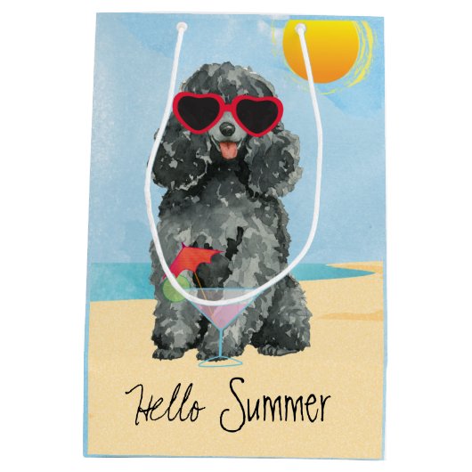 Summer Speelgoed Poodle Medium Cadeauzakje (Achterkant)