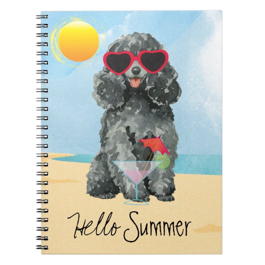 Summer Speelgoed Poodle Notitieboek (Voorkant)