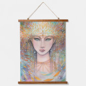Summer Spirit Mystieke ETHERISCHE Fantasie Kunst Hangend Wandkleed (Voorkant)