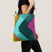 Summer Splash Colorful Abstract Art  Tote Bag (Dichtbij)