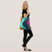 Summer Splash Colorful Abstract Art  Tote Bag (Op model)