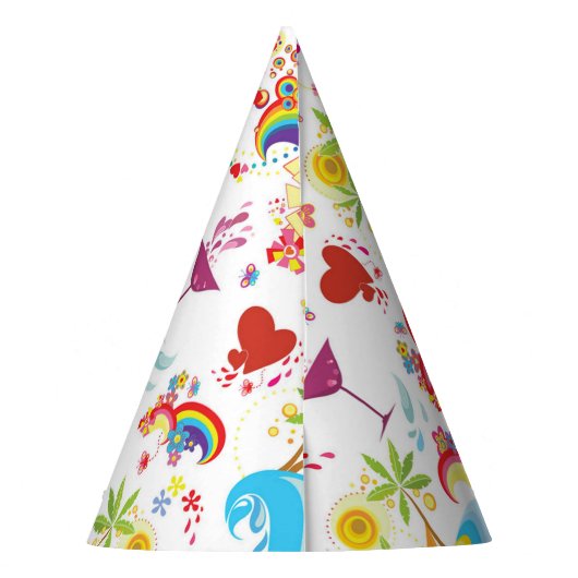 Summer Splash Feesthoedjes (Achterkant)