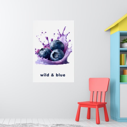 Summer Splash Fruit Wall Art Poster (Kinderkamer 1)