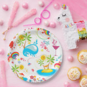 Summer Splash Papieren Bordje (Feest)