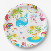 Summer Splash Papieren Bordje (Voorkant)