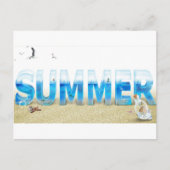 “Summer Splash Strand Ansichtkaart” Briefkaart (Voorkant)