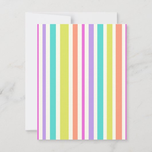 Summer Splash Teacher Dank u Cadeau Kaart Houder (Achterkant)