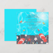 Summer Splash Uitnodiging (Voorkant / Achterkant)