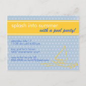 Summer Splash Uitnodiging (Voorkant)