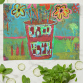 Summer Spray Kitchen Towel Theedoek (Gevouwen)