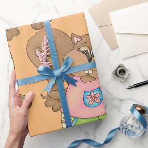 Summer Squirrel Cadeaupapier
